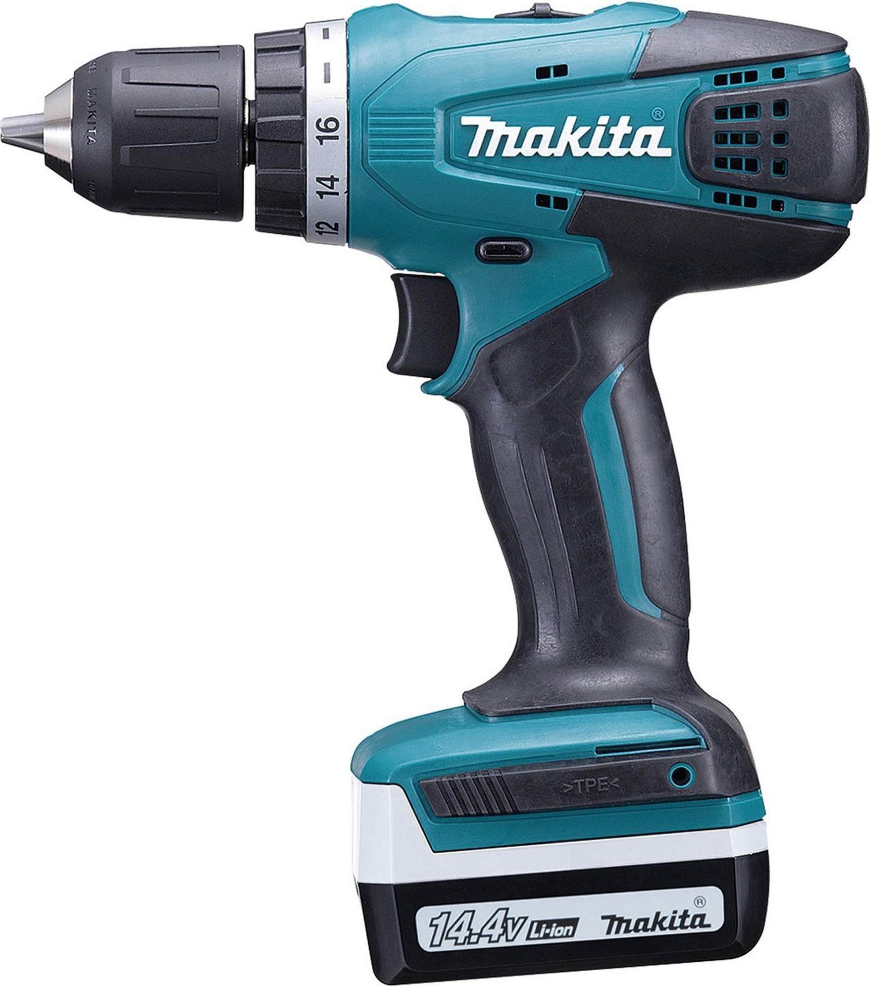 Дрель-шуруповерт аккумуляторная MAKITA DF 347DWE Li-Ion 2 шт 14 В 1,5 А/ч —  купить по низкой цене в интернет-магазине Стройландия, отзывы и  характеристики, доставка в Саратове